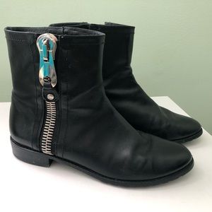 Stuart Weitzman Ankle Boots, Black, 7.5